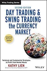 Das Bild zeigt das Buchcover für "Day Trading & Swing Trading the Currency Market"