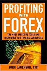 Das Bild zeigt das Buchcover von "Profiting with Forex".