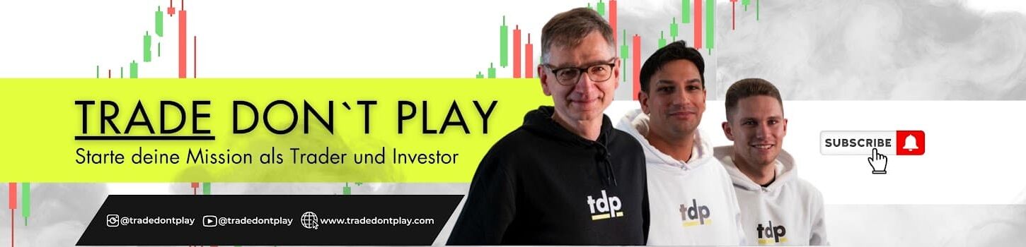 youtube banner von trade dont play mit bernd böhme und zwei mentoren drauf