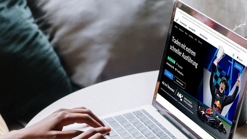 CFD Broker Vergleich ActivTrades Webseite