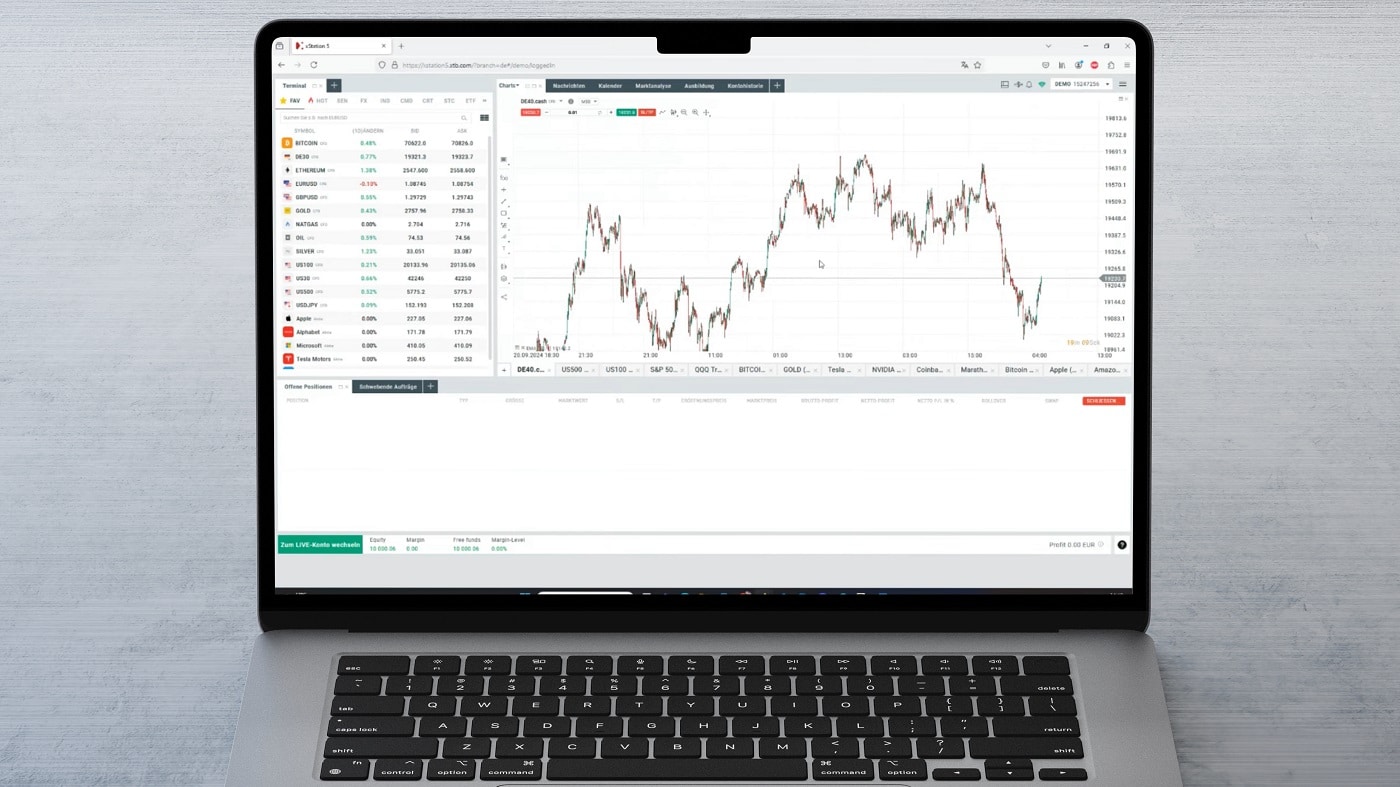 CFD Chart xStation5 XTB