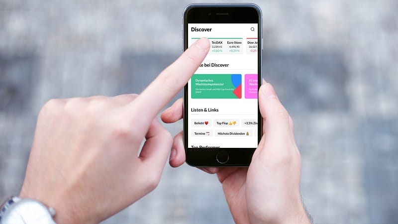 Online Broker App von Finanzen.net