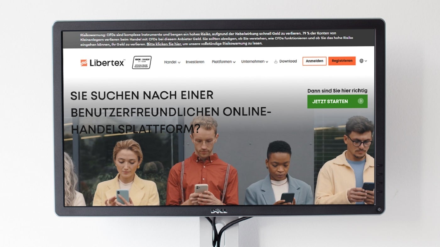 Libertex Webseite