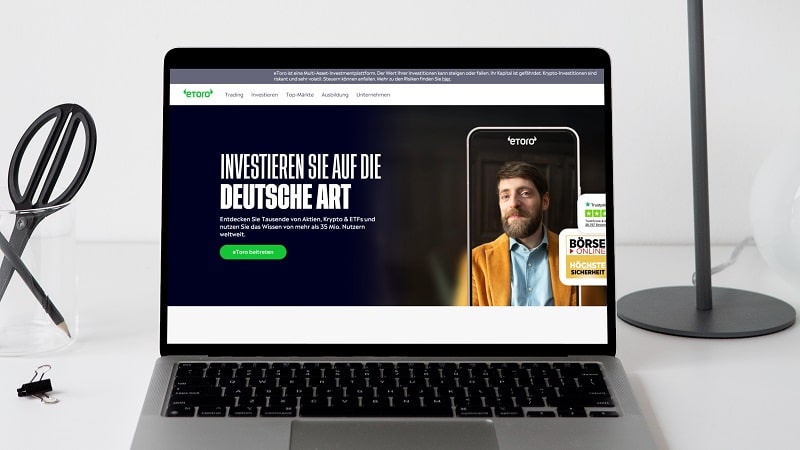 Online Broker eToro Website