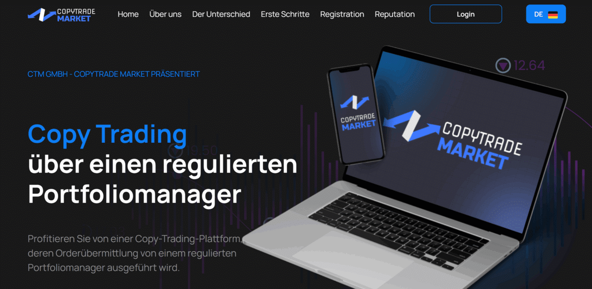 Ist CopyTrade Market seriös? Erfahrungen, Kosten & Funktionen (2026) die webseite von copytrade market