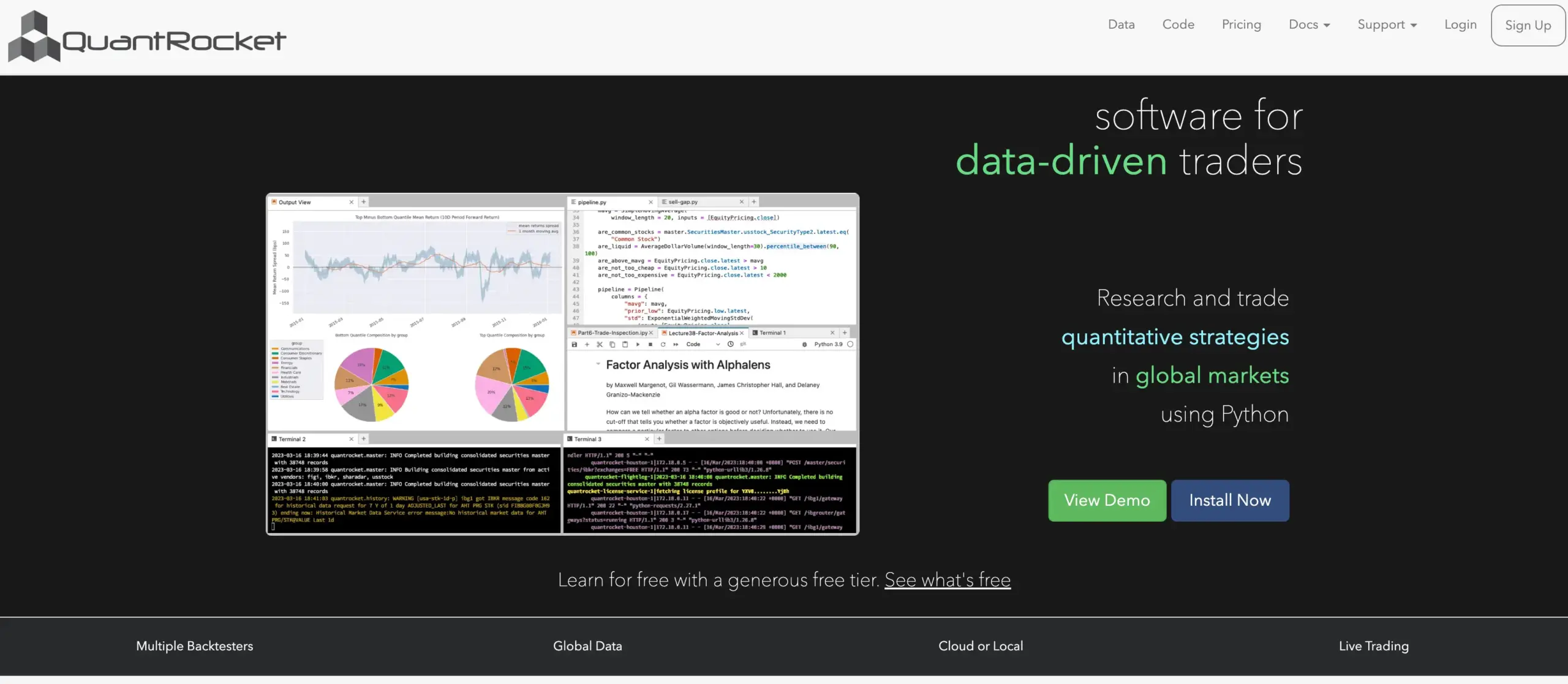 QuantConnect Test: Die Wahrheit über Kosten, Funktionen und Lernkurve (2026) QuantRocket als Alternative