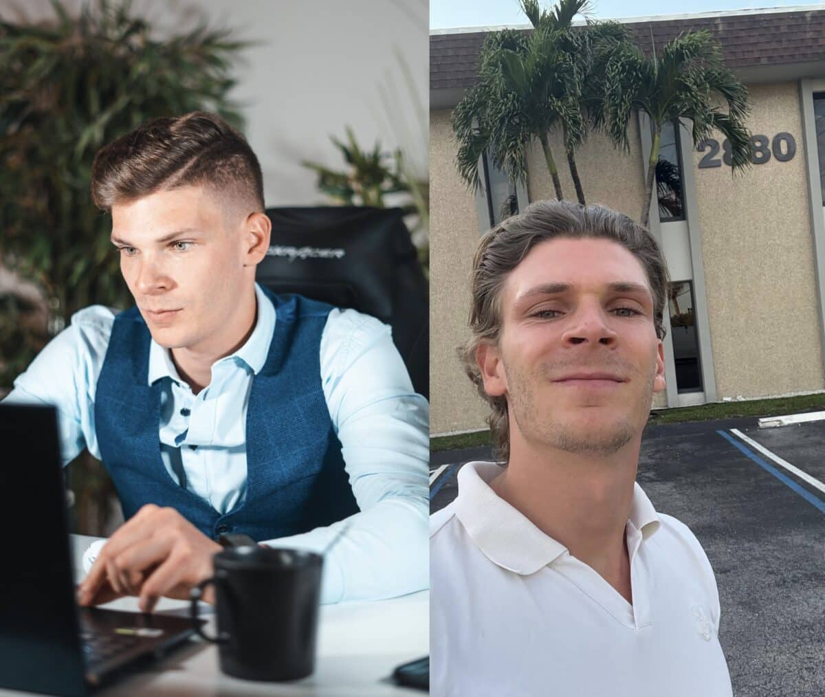 HAPTIC TRADING - Market Decoding, Erfahrungen & Kosten (2026) kreissi ist der gründern von haptic trading auf dem bild früher und heute