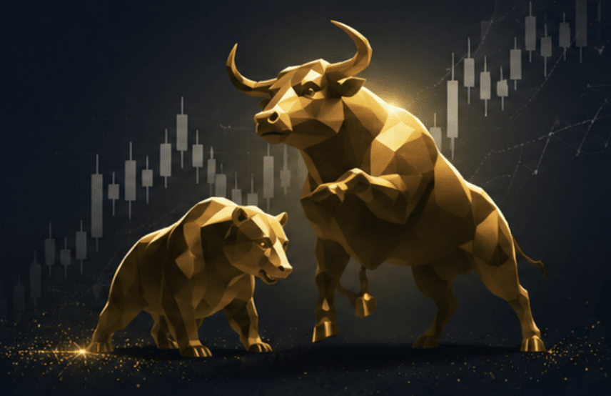 Bulle und Bär Trading Grafik