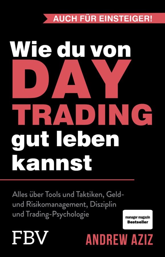 Daytrading-Buch: Wie du von Daytrading gut leben kannst von Andrew Aziz, deutsche Ausgabe 2025
