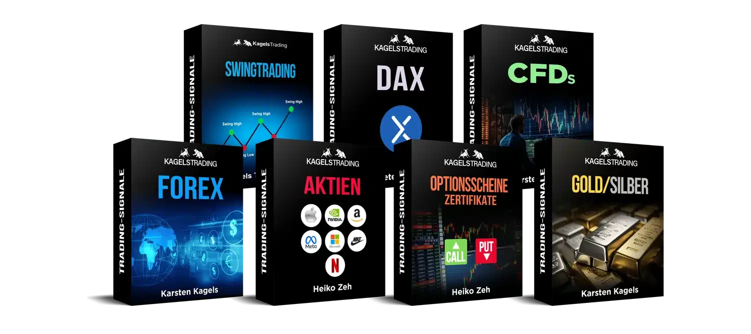 Swingtrading Produktboxen – profitables Trading mit präzisen Signalen für CFDs, Forex, Gold und Aktien Swing Trading Signale
