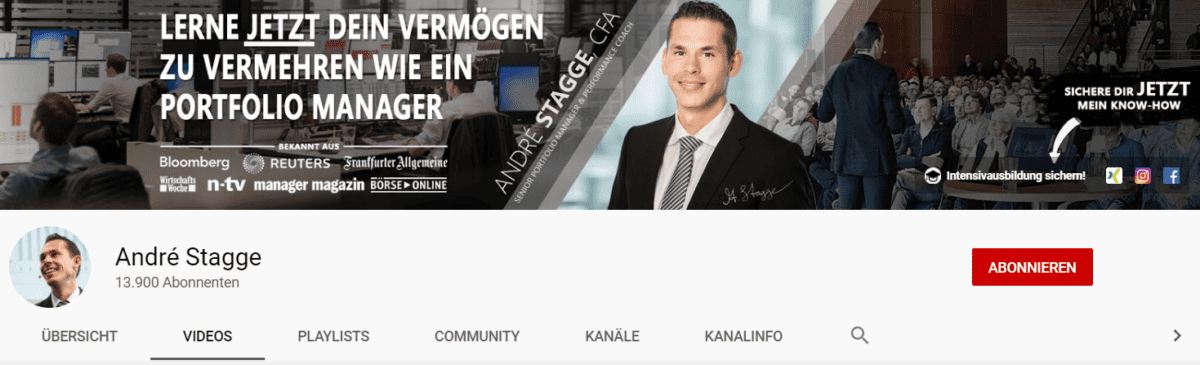 André Stagge YouTube Kanal