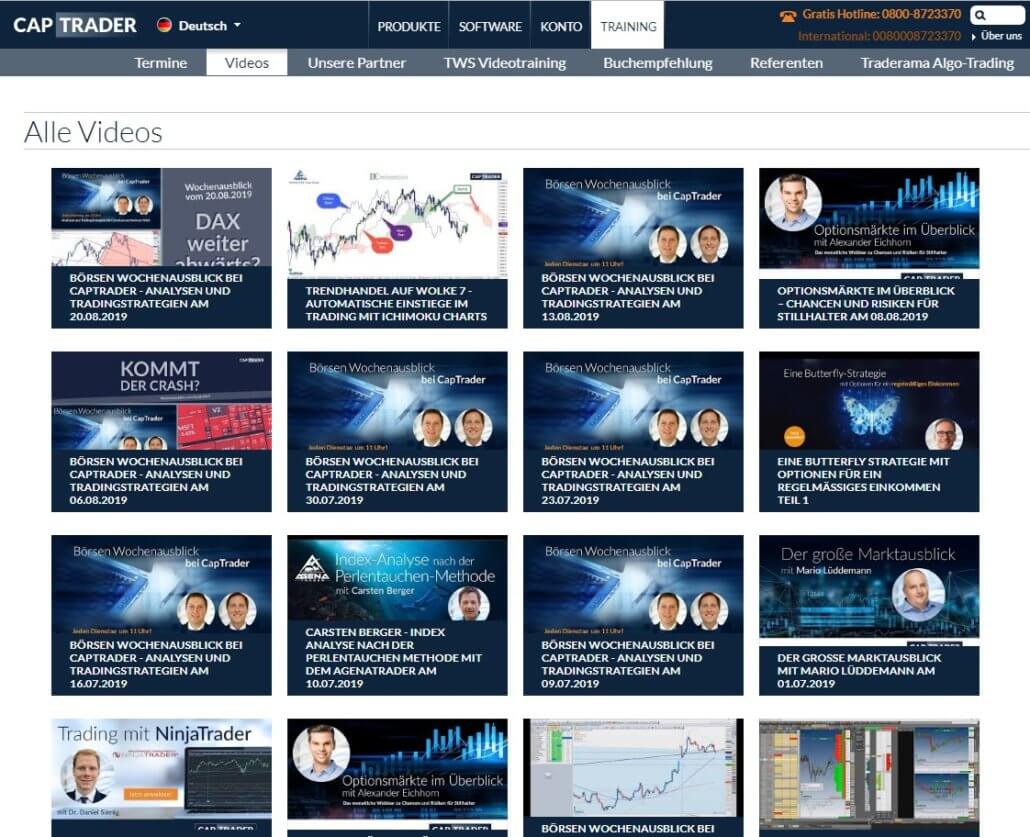 Training bei CapTrader