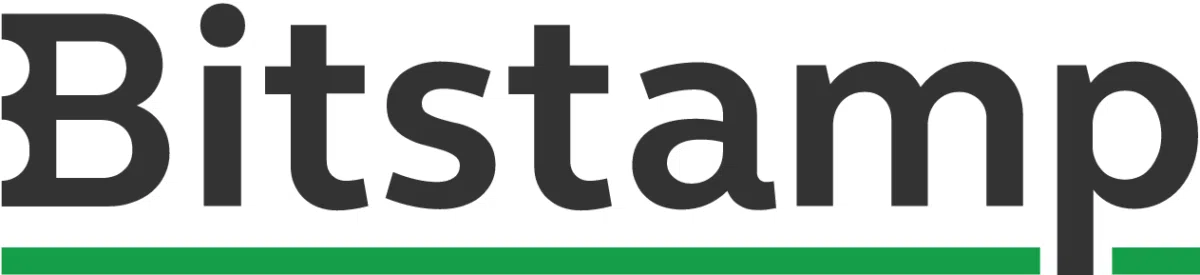 Das Bild zeigt das Logo von Bitstamp.