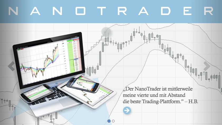 Der NanoTrader, die Inhouse-Plattform des Brokers WH Selfinvest.