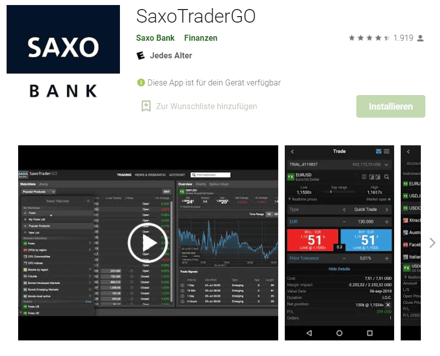 SaxoTraderGO App Download