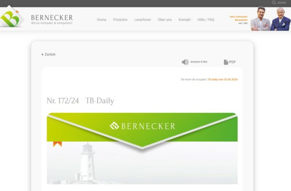 Bernecker B rsenbriefe Erfahrungen Kosten 2025 