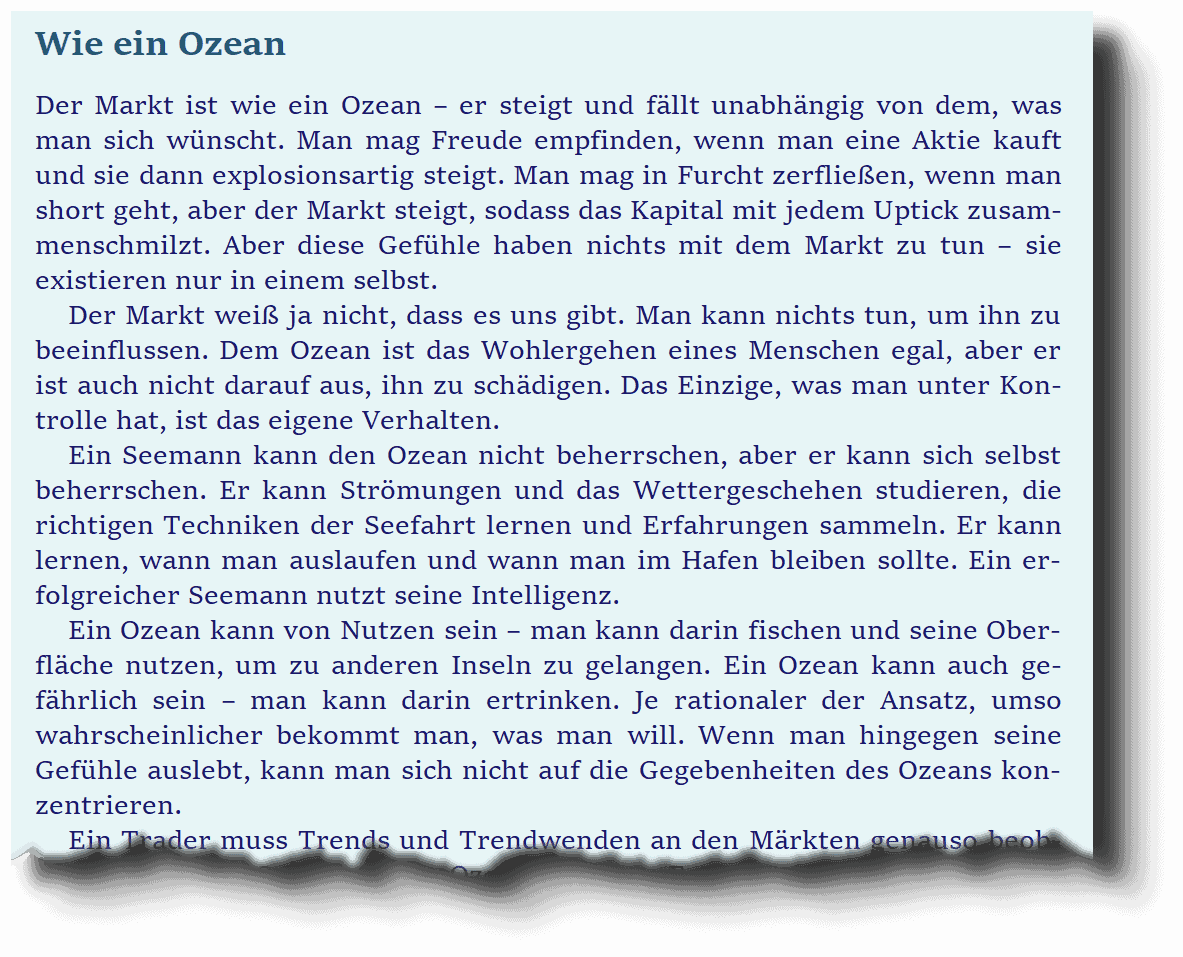 Effektives Money Management und Risikosteuerung im Trading - der Guide (2025) alexander elder ozean zitat
