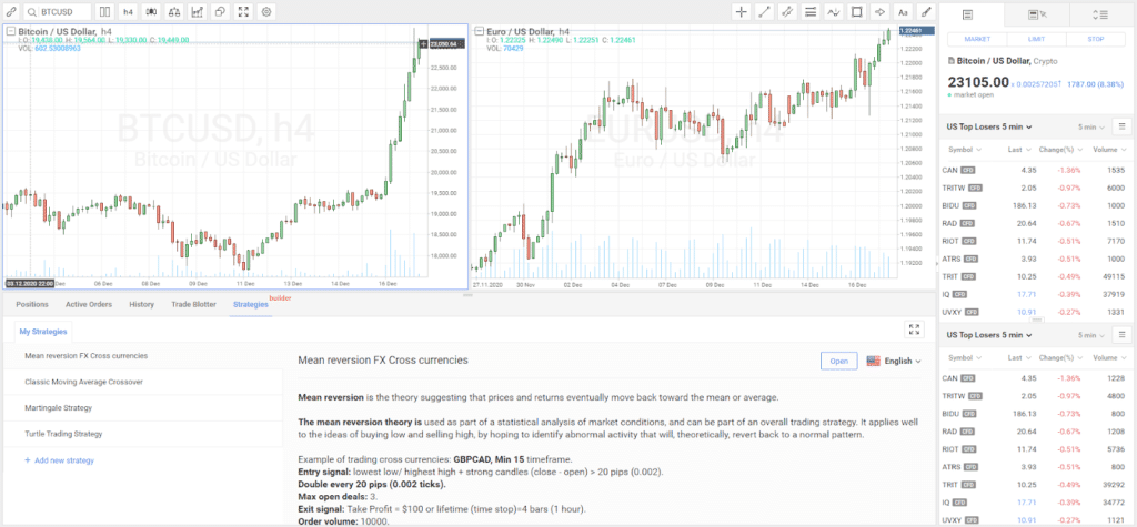 R Trader Software bei RobMarkets