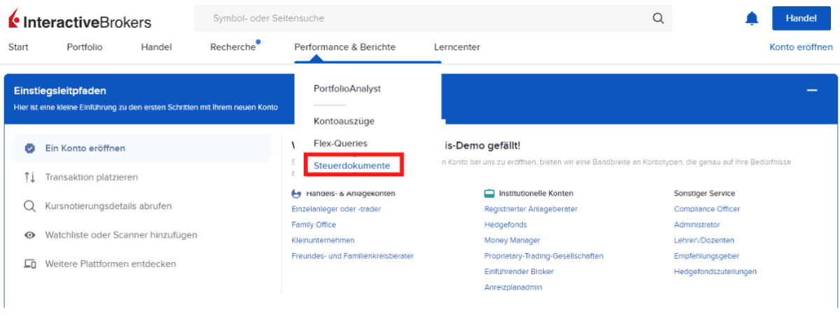 interactive brokers steuererklaerung
