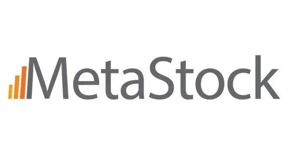 Das Bild zeigt das Logo von MetaStock.