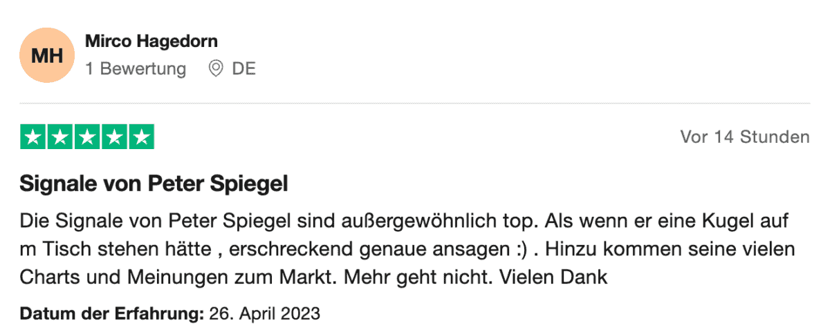 peter spiegel bewertung