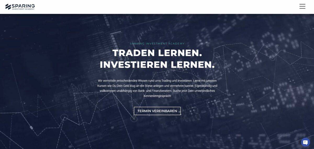 sparing investment academy startseite