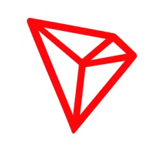 Das Bild zeigt das Logo der Kryptowährung Tron (TRX).
